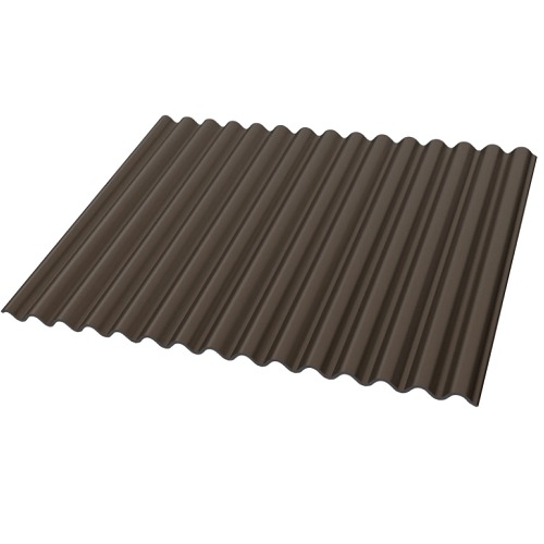 Corrugated Roof Sheet 0.4 mm Thickness 4.5 meter Length Brown Color | Matkel Store